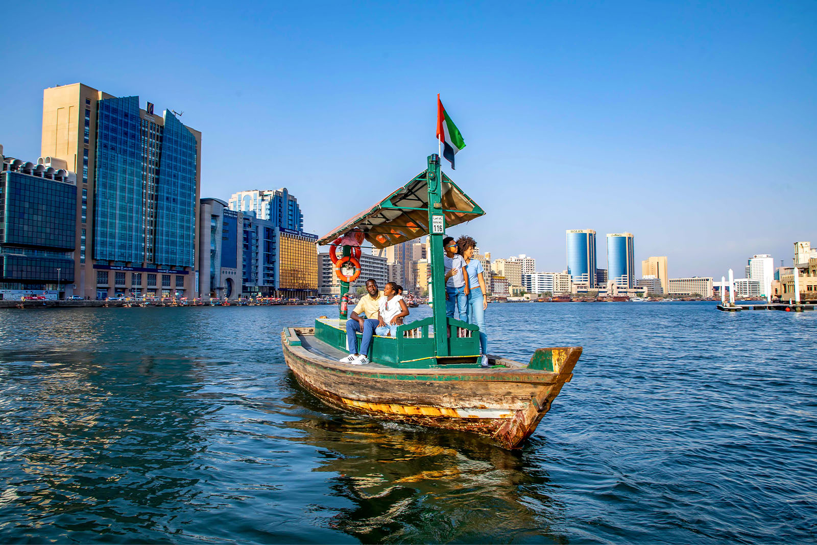 迪拜天气，阿布拉船，非洲